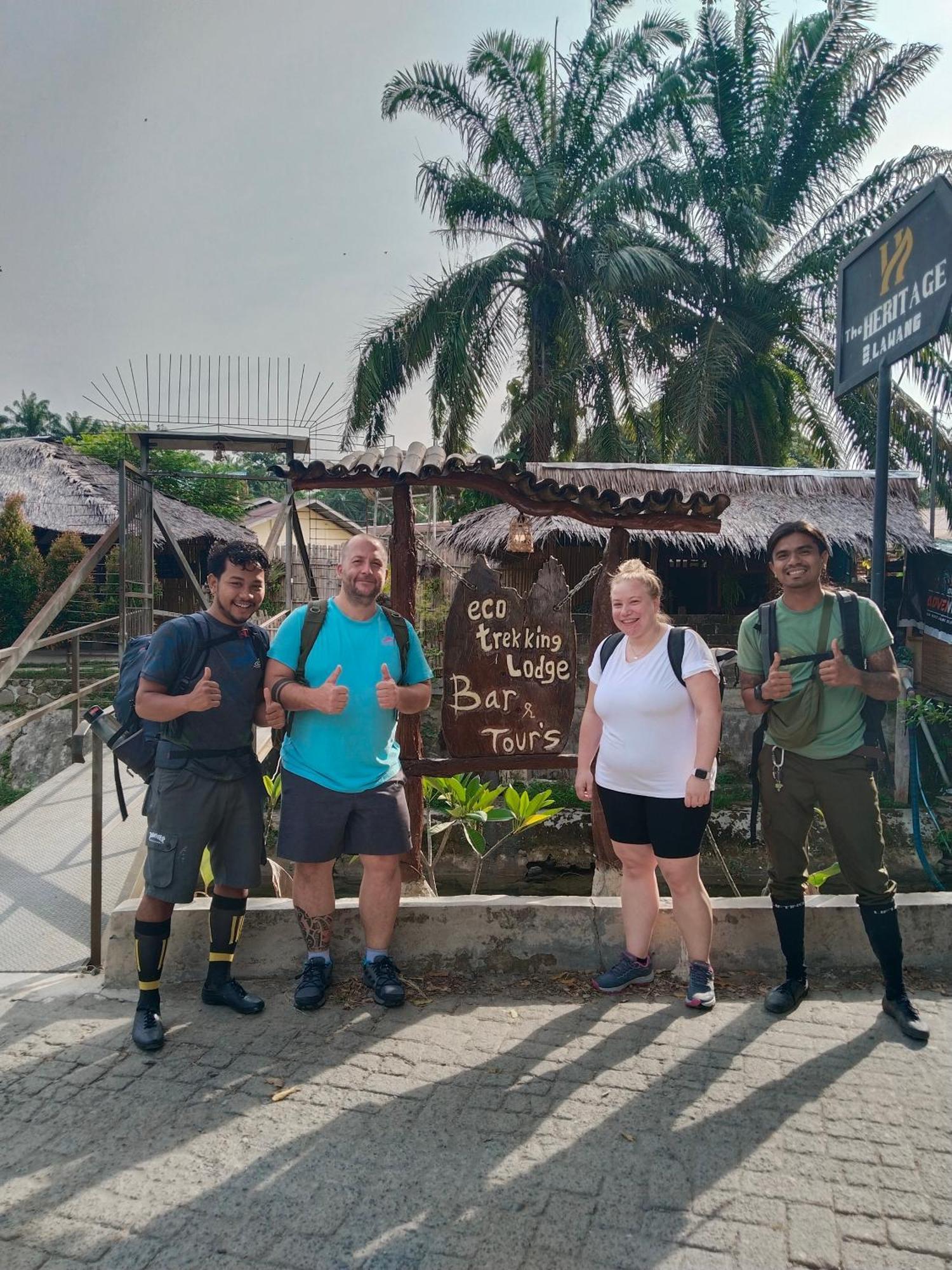 Eco Trekking Lodge, Bar & Jungle Tour'S Bukit Lawang Exteriér fotografie